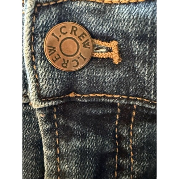 J.CREW  High Rise Jeggings Medium Blue jean Zip Fly Skinny Stretch Knit 31 - Picture 9 of 10